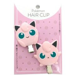 Japan Pokemon Hair Clip 2pcs Set - Jigglypuff