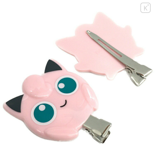 Japan Pokemon Hair Clip 2pcs Set - Jigglypuff - 2