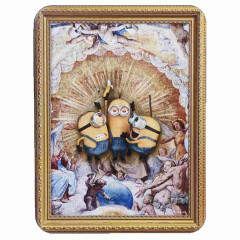 Japan Minions Mouse Pad - Angel & Banana