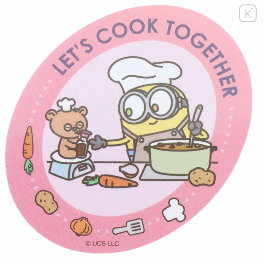 Japan Minions Vinyl Sticker - Bob / Lets Cook Together - 1