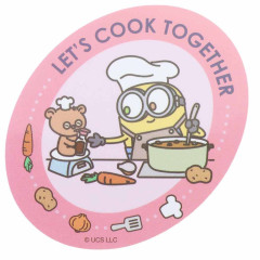 Japan Minions Vinyl Sticker - Bob / Lets Cook Together