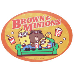 Japan Minions Vinyl Sticker - Movie with Brown