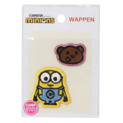 Japan Minions Embroidery Iron-on Applique Patch / Bob & Bear Tim