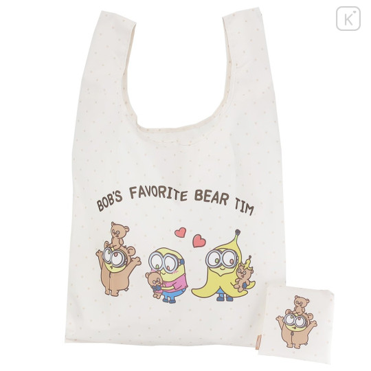 Japan Minions Eco Shopping Bag - Bob & Bear Tim - 1