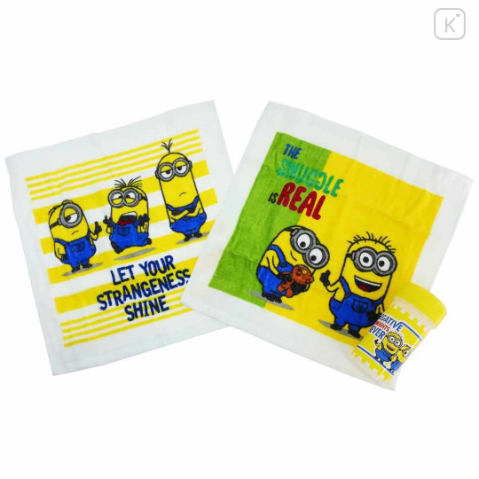 Japan Minions Jacquard Wash Towel & Case - Buddy - 1