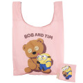 Japan Minions Eco Shopping Bag - Bob & Bear Tim / Love - 1