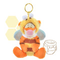 Japan Disney Store Fluffy Plush Keychain - Tigger : Honeybee - 1