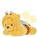 Japan Disney Store Fluffy Plush Tissue Box Cover - Pooh : HoneyBee - 1