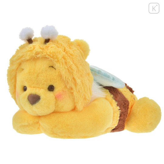 Japan Disney Store Fluffy Plush Tissue Box Cover - Pooh : HoneyBee - 2