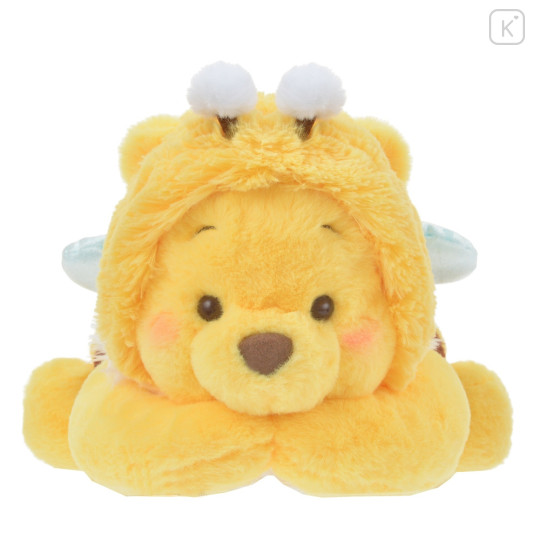 Japan Disney Store Fluffy Plush Tissue Box Cover - Pooh : HoneyBee - 3