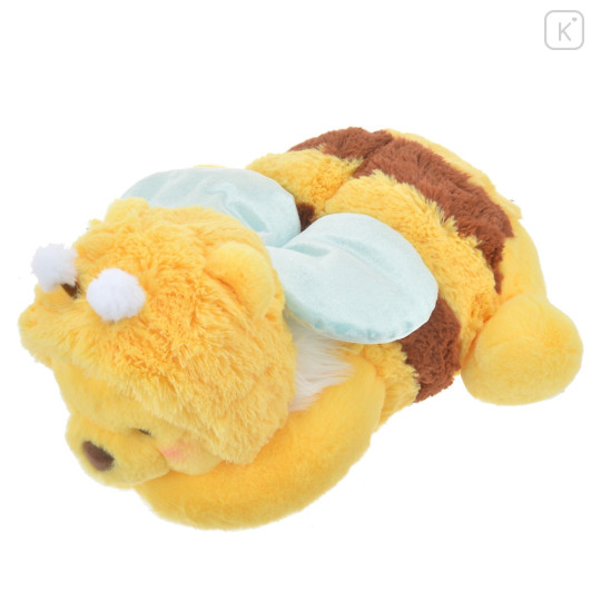 Japan Disney Store Fluffy Plush Tissue Box Cover - Pooh : HoneyBee - 6