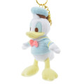 Japan Disney Store Fluffy Plush Keychain - Donald Duck : Pastel JP Style - 2