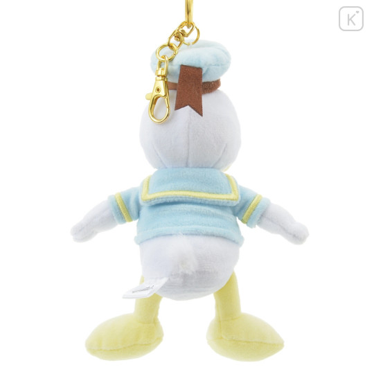 Japan Disney Store Fluffy Plush Keychain - Donald Duck : Pastel JP Style - 3