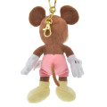 Japan Disney Store Fluffy Plush Keychain - Mickey Mouse : Pastel JP Style - 3