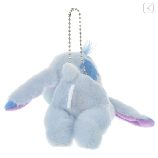 Japan Disney Store Fluffy Plush Ballchain - Stitch : Pastel Sleeping Baby - 3