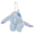 Japan Disney Store Fluffy Plush Ballchain - Stitch : Pastel Sleeping Baby - 3