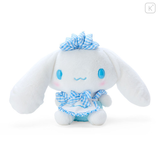Japan Sanrio Fluffy Plush Toy - Cinnamoroll / Sky Blue Lolita - 1