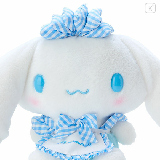 Japan Sanrio Fluffy Plush Toy - Cinnamoroll / Sky Blue Lolita - 3