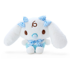 Japan Sanrio Fluffy Plush Toy - Cinnamoroll Milk / Sky Blue Lolita