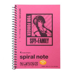 Japan Spy×Family A6 Notebook - Yor / Pink