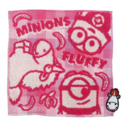 Japan Minions Jacquard Wash Towel - Unicorn / Pink