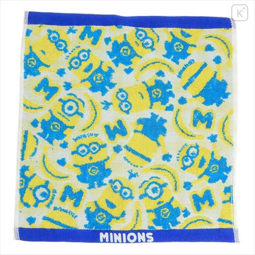 Japan Minions Jacquard Wash Towel - Yellow & Blue - 1