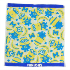 Japan Minions Jacquard Wash Towel - Yellow & Blue