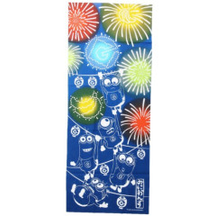 Japan Minions Jacquard Long Wash Towel - Fireworks Japan Festival