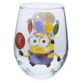 Japan Minions Round Glass Tumbler - Bob & Candy - 1