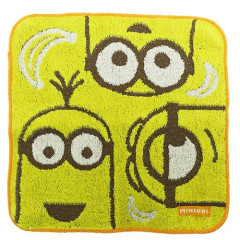 Japan Minions Jacquard Wash Towel - Smirk / Yellow