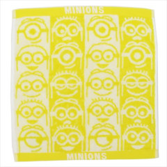 Japan Minions Jacquard Wash Towel - Faces / Yellow