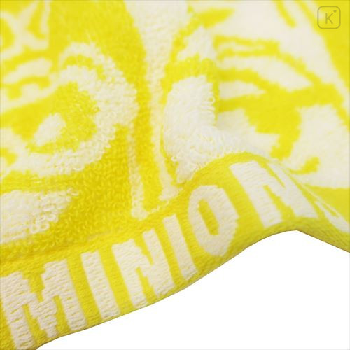 Japan Minions Jacquard Wash Towel - Faces / Yellow - 3
