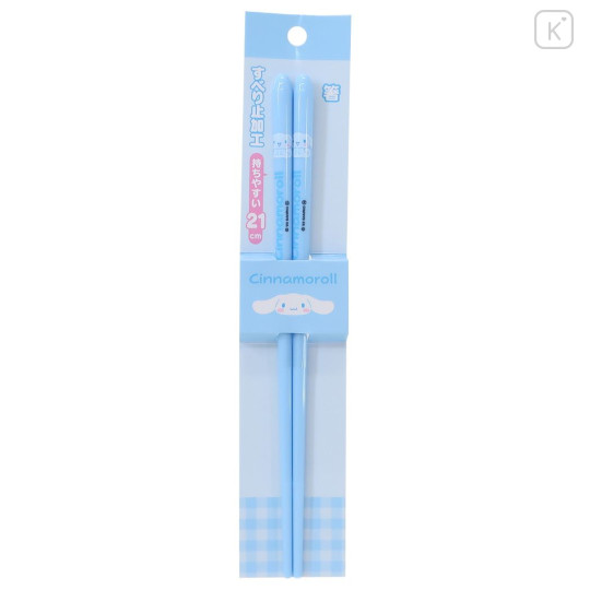 Japan Sanrio Chopsticks 21cm - Cinnamoroll / Sky Blue - 4