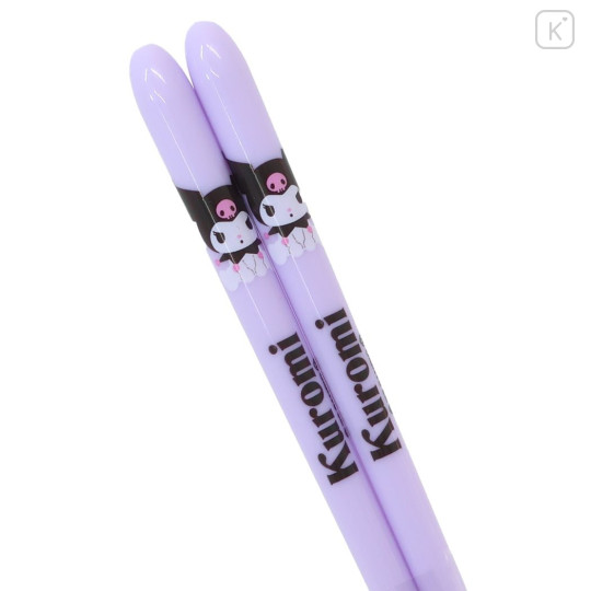 Japan Sanrio Chopsticks 21cm - Kuromi / Light Purple - 2