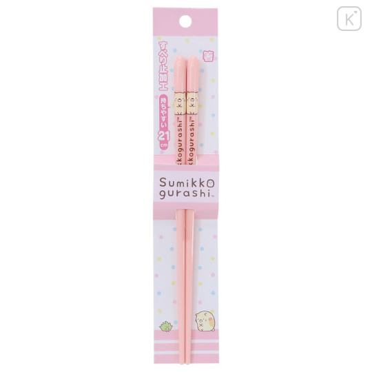 Japan San-X Chopsticks 21cm - Neko / Light Pink - 4
