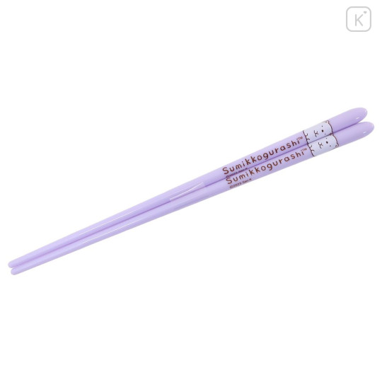 Japan San-X Chopsticks 21cm - Shirokuma / Light Purple - 1
