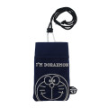 Japan Doraemon Gadget Pocket Sacoche & Neck Strap - Black - 1