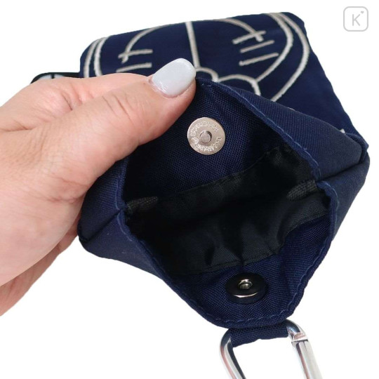 Japan Doraemon Gadget Pocket Sacoche & Neck Strap - Black - 4