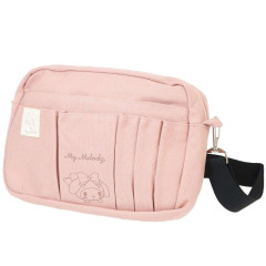Japan Sanrio Pocket Sacoche Should Bag - My Melody / Light Pink