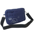 Japan Sanrio Pocket Sacoche Should Bag - Cinnamoroll / Navy - 2