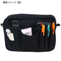 Japan Sanrio Pocket Sacoche Should Bag - Cinnamoroll / Navy - 4