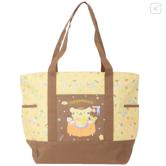 Japan Sanrio Insulated Cooler Tote Bag - Pompompurin / Pancake - 1