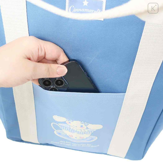Japan Sanrio Insulated Cooler Tote Bag / Backpack - Cinnamoroll - 3