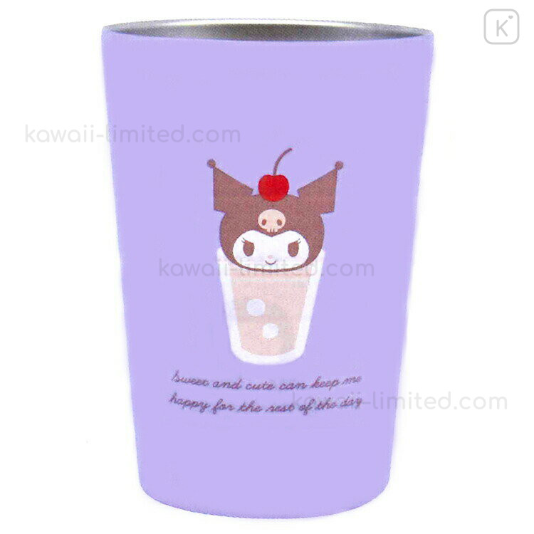 Kawaii Kuromi Stainless Steel Tumbler Cute Heart Cup Tumbler Gift