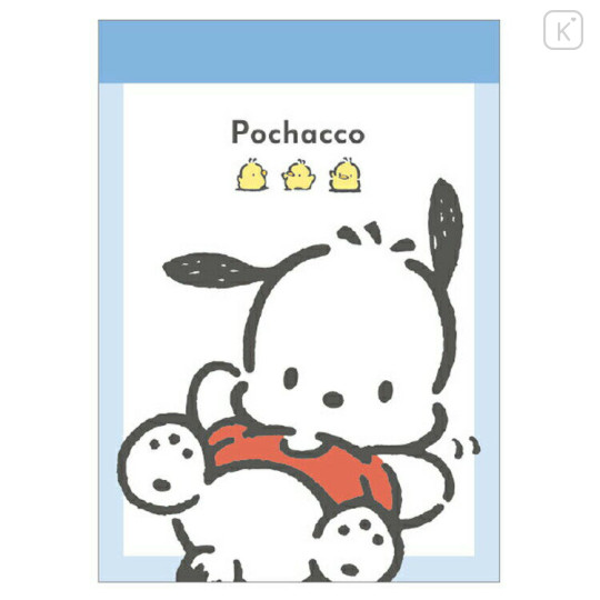 Japan Sanrio Mini Notepad - Pochacco / Chilll - 1