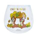 Japan Disney Swaying Glass Tumbler - Chip & Dale / Food - 1
