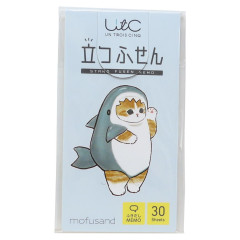 Japan Mofusand Sticky Notes Stand - Cat / Shark Hello