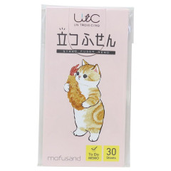 Japan Mofusand Sticky Notes Stand - Cat / Tempura Hello
