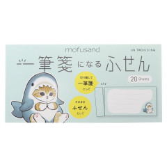 Japan Mofusand Sticky Notes - Cat / Shark Cosplay