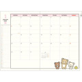 Japan San-X A5 Monthly Schedule Book - New Basic Rilakkuma 2024 - 2